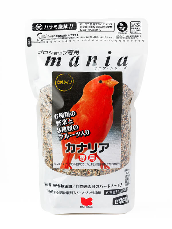 黒瀬ペットフード　プロショップ専用　mania　カナリヤ　1L