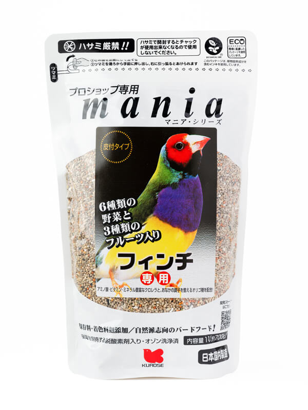 黒瀬ペットフード　プロショップ専用　mania　フィンチ　1L