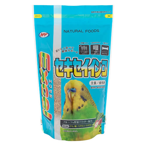 NPF　エクセル　セキセイインコ　皮付き　600g