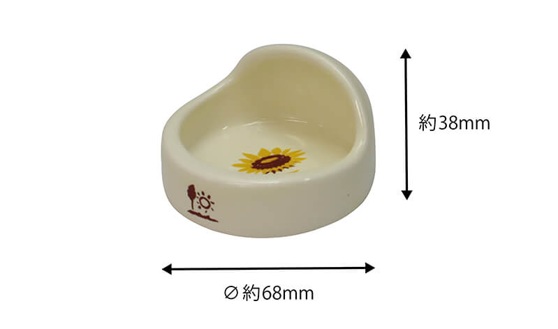 小動物のまいにち食器　ラウンド（Ｓ） A601