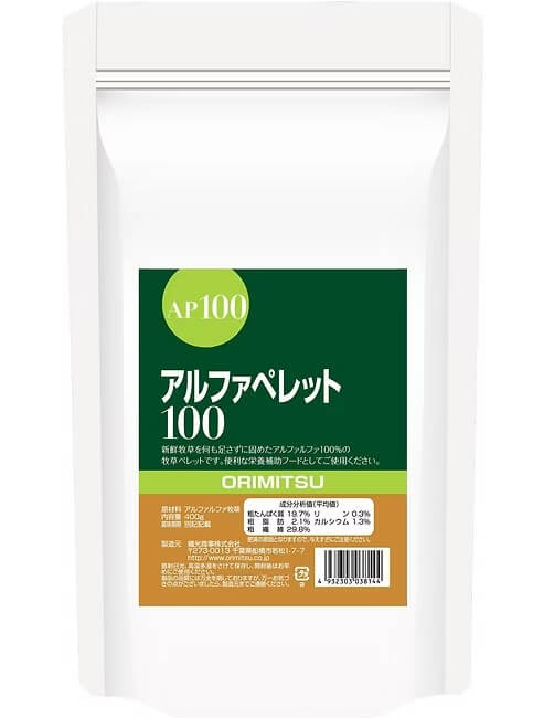 オリミツ　アルファペレット100　400g