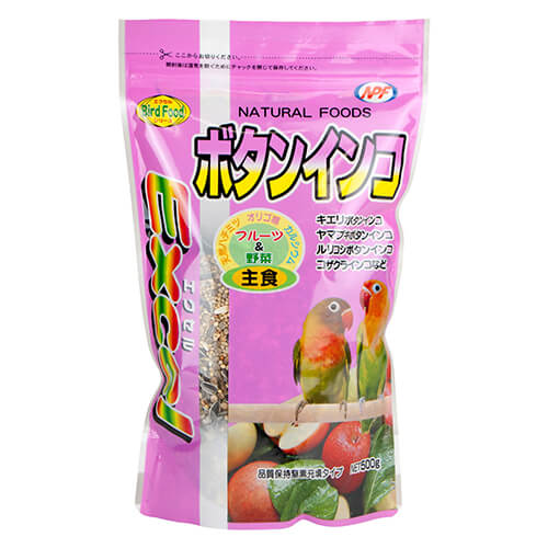 ※特価※　NPF　エクセル　ボタンインコ　皮付　500g　【在庫限り】
