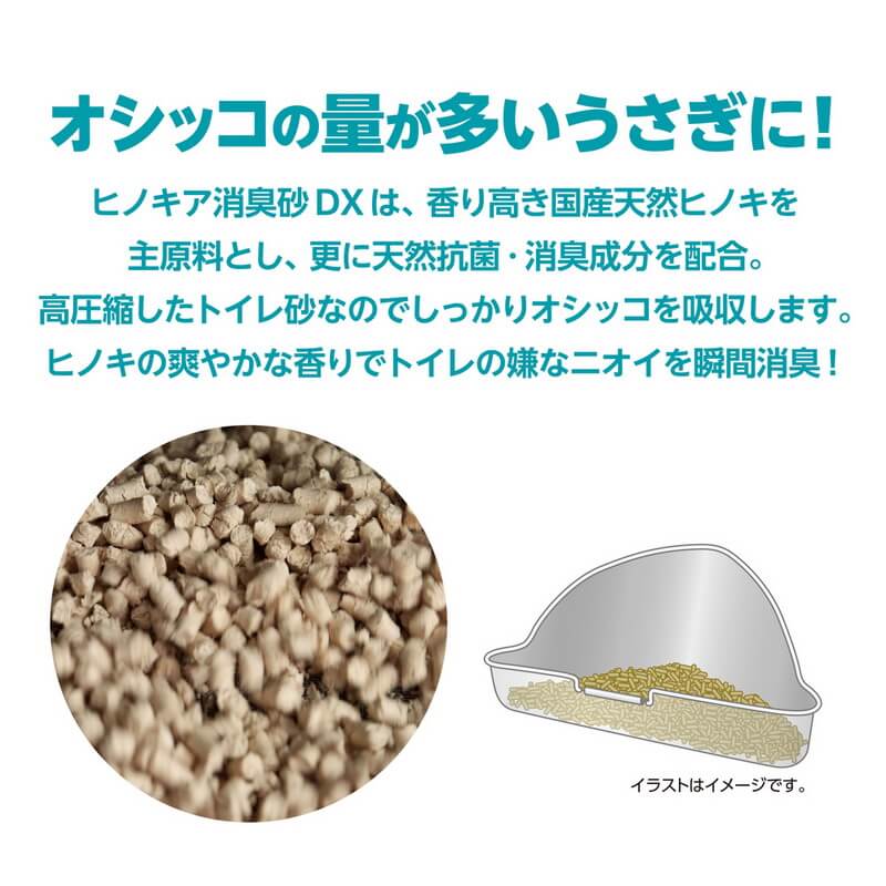 GEX　ラビレット　ヒノキア消臭砂DX　5.5L