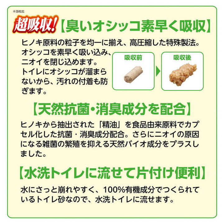 GEX　ラビレット　ヒノキア消臭砂DX　5.5L